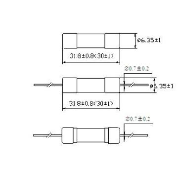 Hbc Tube Fuse Fast-Acting 6.3 X 30 mm